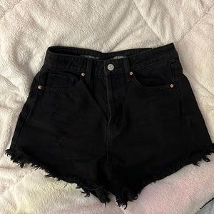 Wild fable black jean shorts